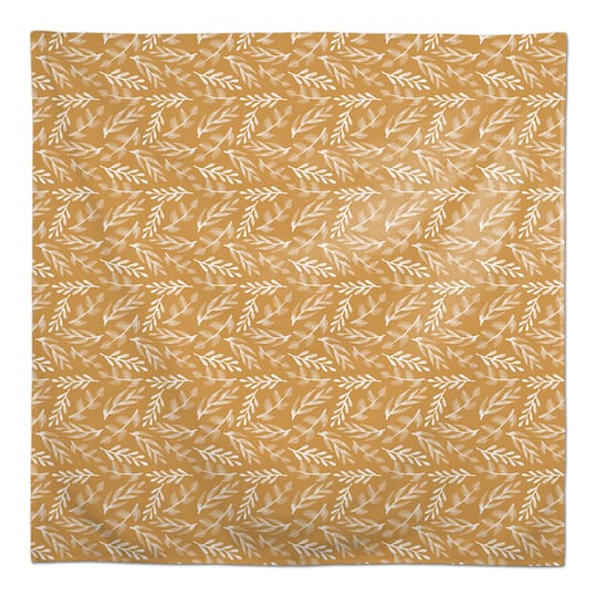 58" Watercolor Autumn Leaves Tablecloth